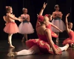 Auftritt Ballett Mädchen | Kinderballett Frankfurt