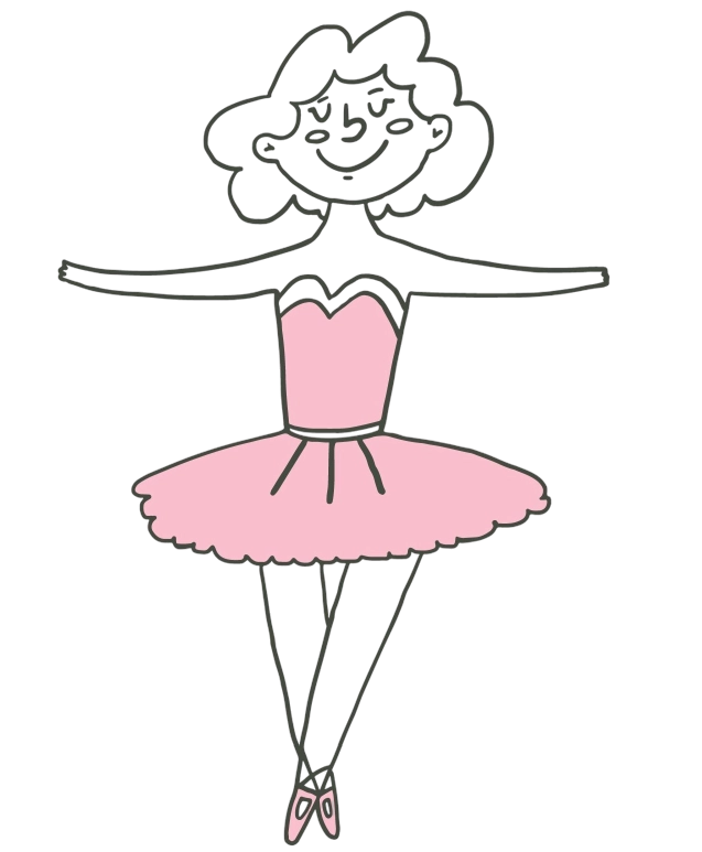 Lustige kleine Ballerina | Freepics
