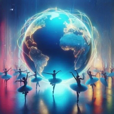 Interaktive Tanz Weltkarte