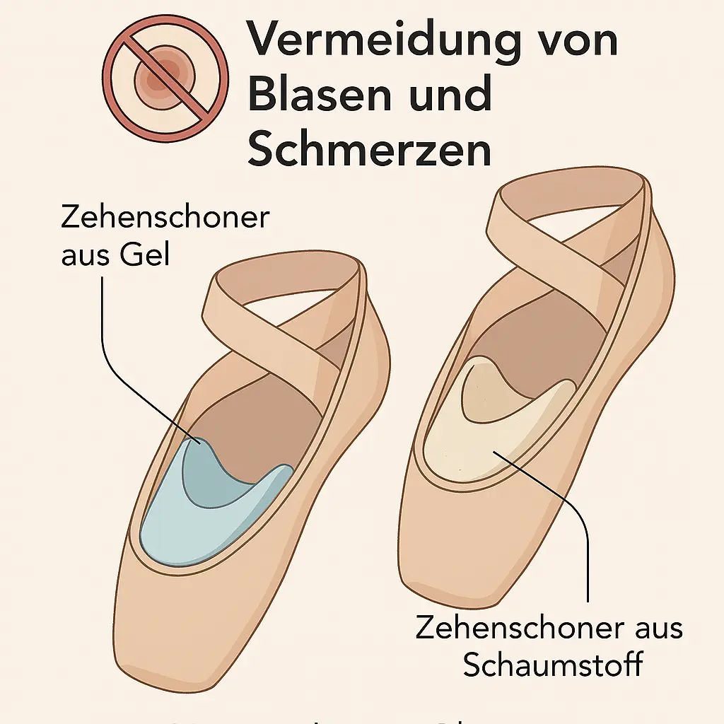 Zehenschoner aus Gel oder Schaumstoff 